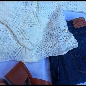 Vintage Crochet cover up 💙